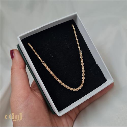 زنجیر طلا طنابی لوکس کونیک