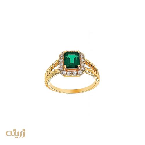 انگشتر طرح جواهر لوکس دورج طنابی