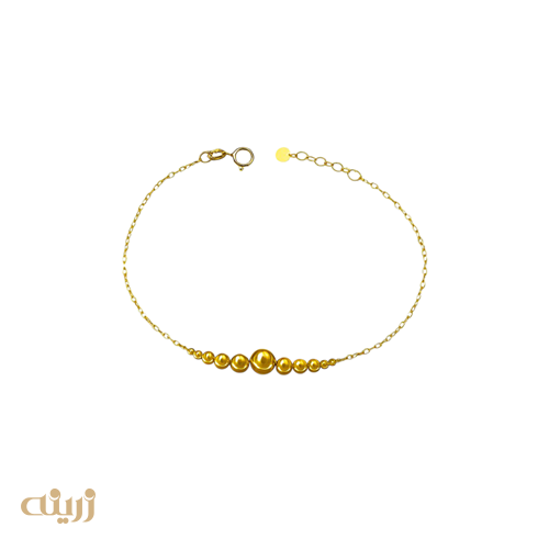 دستبند طلا 11 گوی کهکشانی 