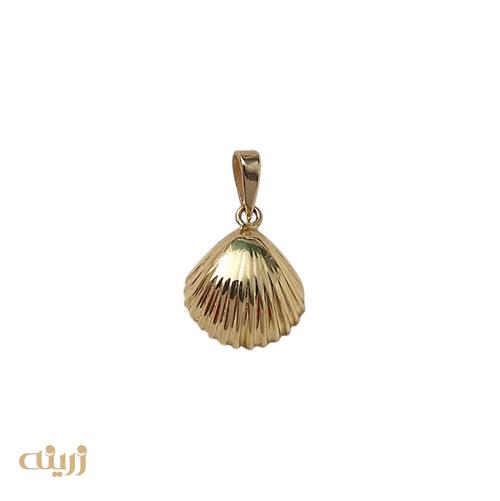 آویز طلا صدف گوش ماهی 