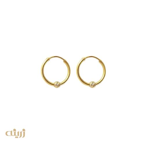 گوشواره حلقه ای تک گوی 
