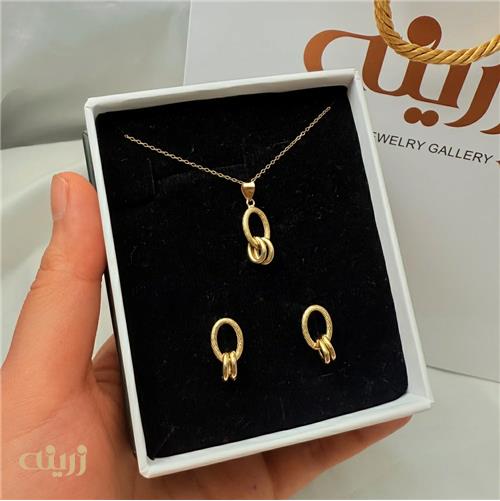نیم ست طلا رولو کبریتی سبک