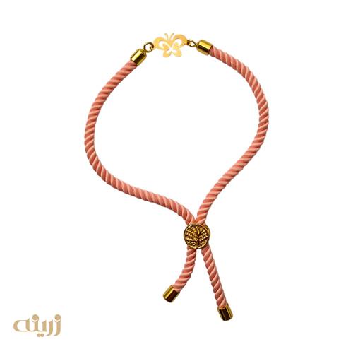 دستبند طلا دخترانه طرح پروانه آسانسوری