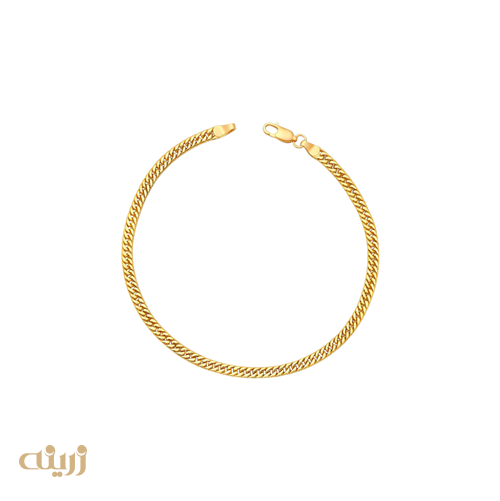 دستبند طلا طرح کارتیه ژاپنی تراش 