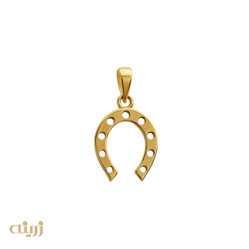 آویز طلا نعل 