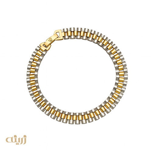 دستبند طلا طرح رولکس پارادایس