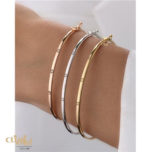 دستبند طلا النگویی کارتیه لاو سبک