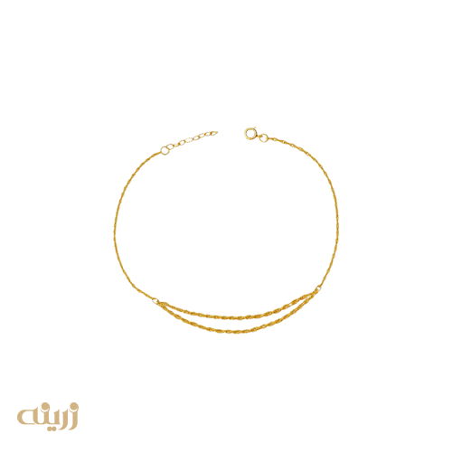 دستبند طلا طنابی دورج لوکس 