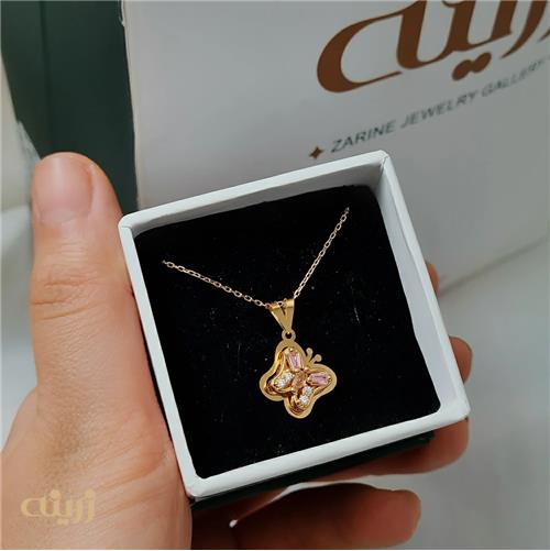 آویز طلا پروانه کادویی