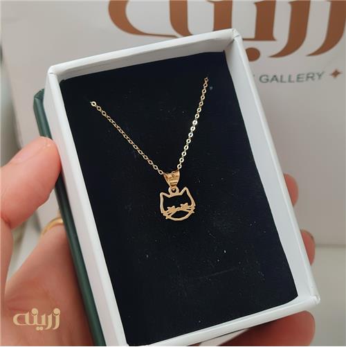 آویز طلا گربه 
