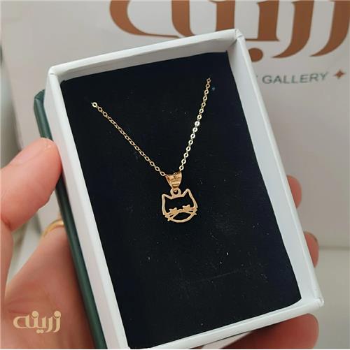 آویز طلا گربه 