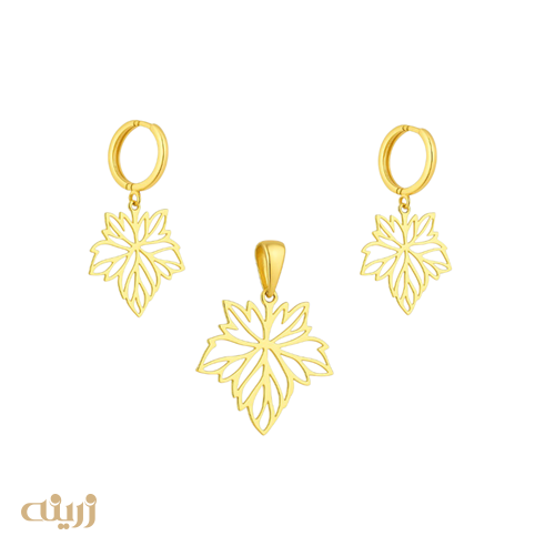 نیمست طلا برگ چنار 