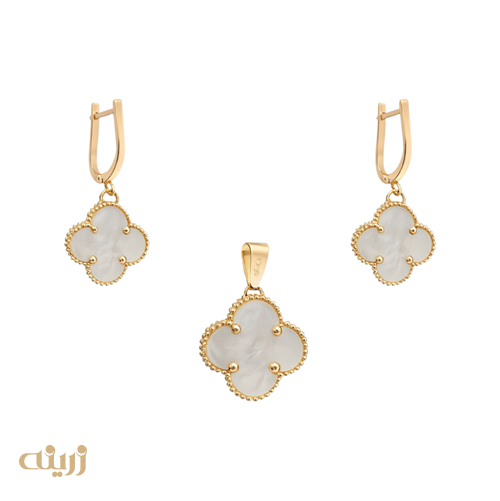 نیم ست طلا ونکلیف 