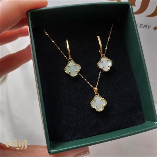 نیم ست طلا ونکلیف 