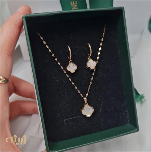 نیم ست طلا ونکلیف 