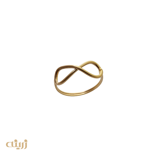 انگشتر طلا بینهایت پروفیلی ظریف 