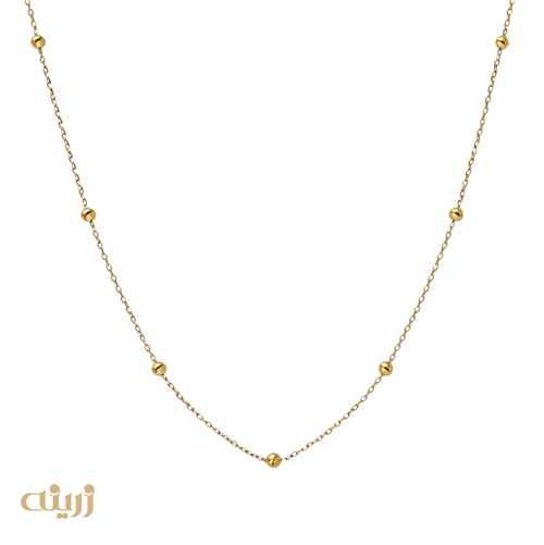 گردنبند طلا گوی البرنادو تراش