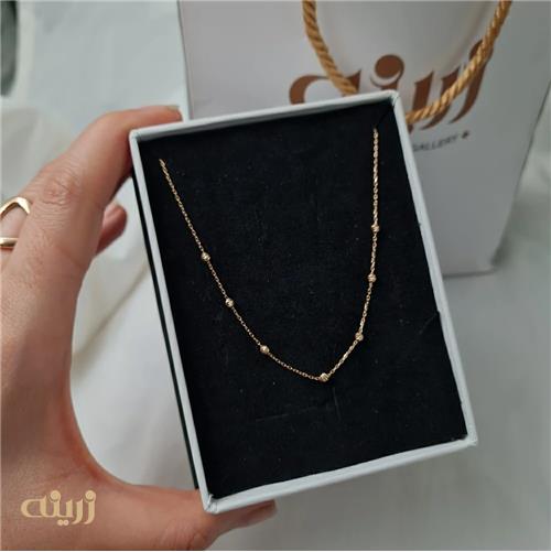 گردنبند گوی البرنادو تراش 