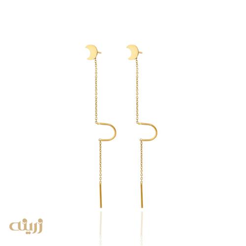 گوشواره طلا بلوتوثی طرح دار