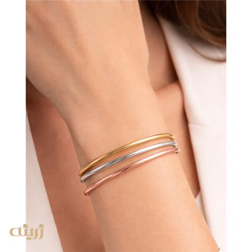 دستبند طلا النگویی ضامن دار