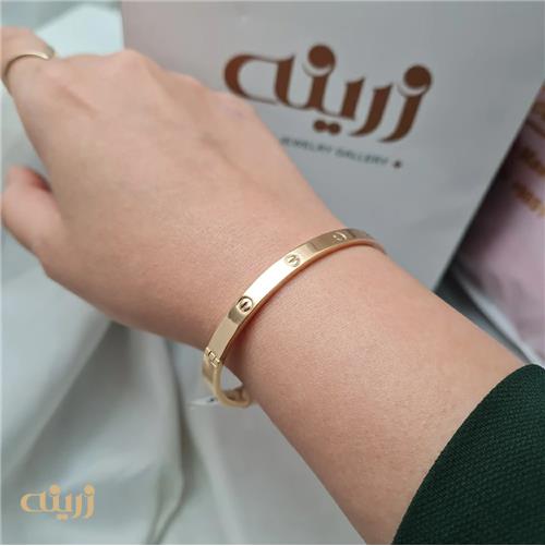 دستبند النگویی طلا کارتیه لاو
