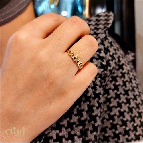 انگشتر طلا مینیمال کارتیه قلب
