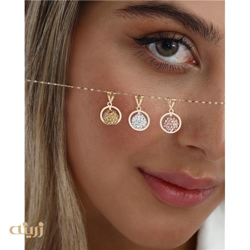 آویز طلا کریستالی کادویی