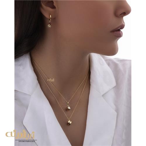 گوشواره طلا روکو تاس 