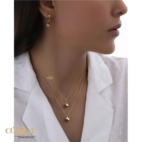 گوشواره طلا روکو تاس 