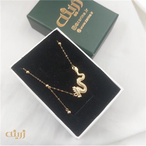 گردنبند طلا اژدها سبک لوکس