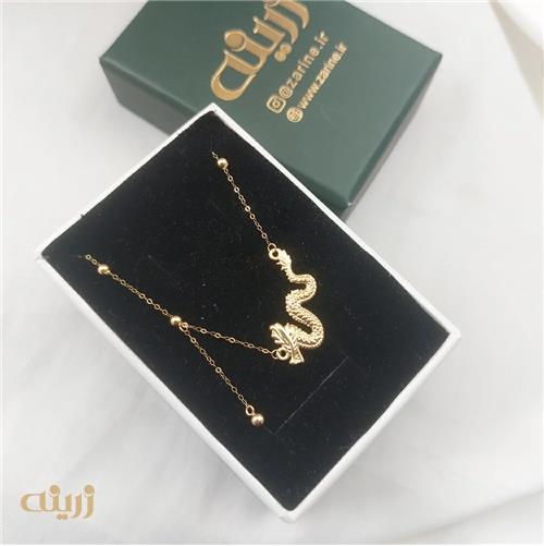 گردنبند طلا اژدها سبک لوکس