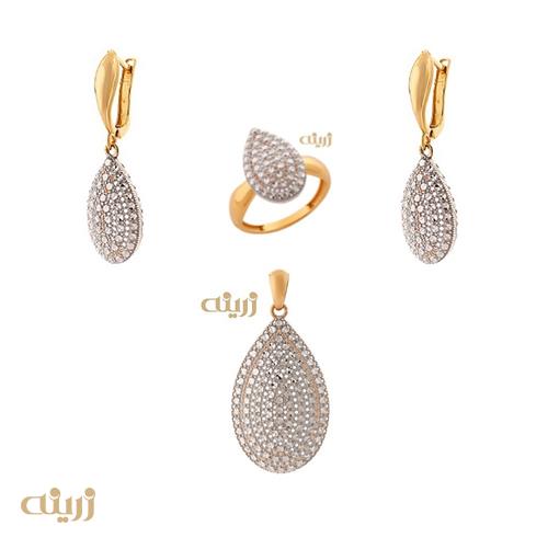 نیم ست طلا تراش آوا اشکی 