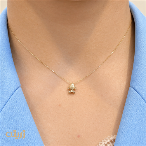 آویز طلا ماهی  مینیمال کد N0809