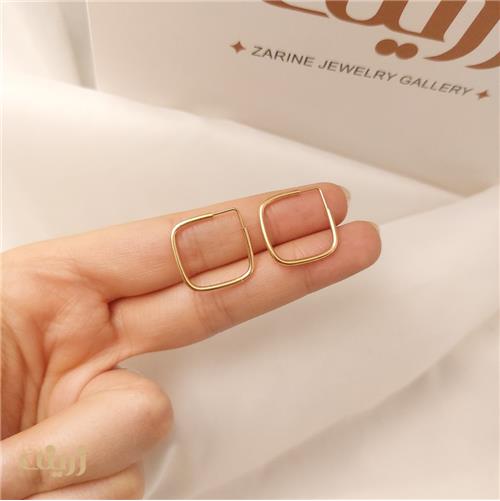 گوشواره طلا اشکال هندسی پانکی