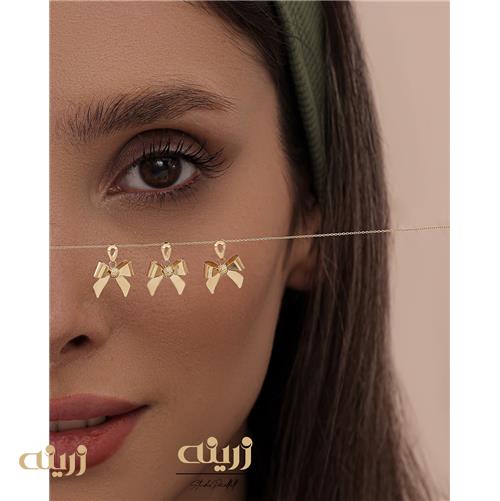 آویز طلا پاپیون دستساز 