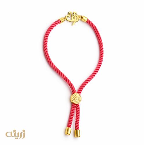 دستبند طلا طرح تو 