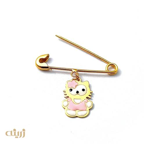 سنجاق سینه کودک طلا کد BB0010