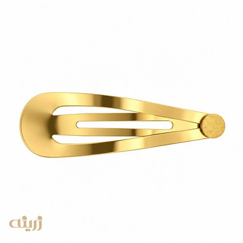 سنجاق سر طلا ساده کد HA0015