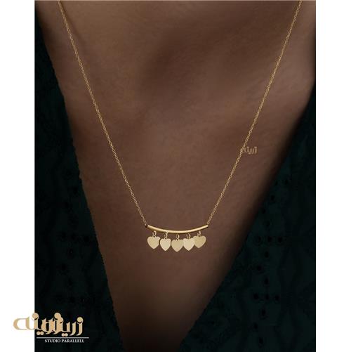 گردنبند یونانی شرابه ای  