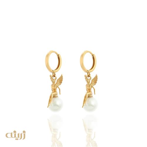 گوشواره طلا فرشته نگهبان کد E0133