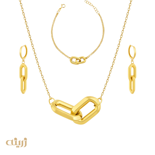 نیم ست طرح هرمس با زنجیر فلامینگو