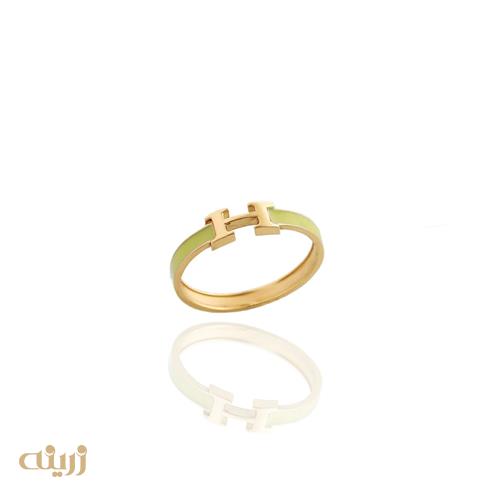 انگشتر طلا هرمس میناکاری کد R0134