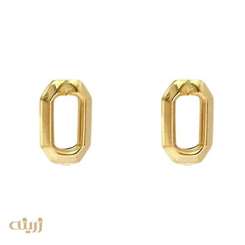 گوشواره میخی طلا هرمس 