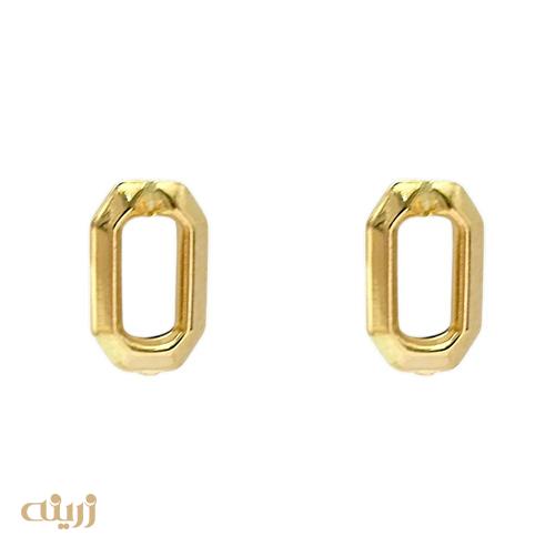 گوشواره میخی طلا هرمس 