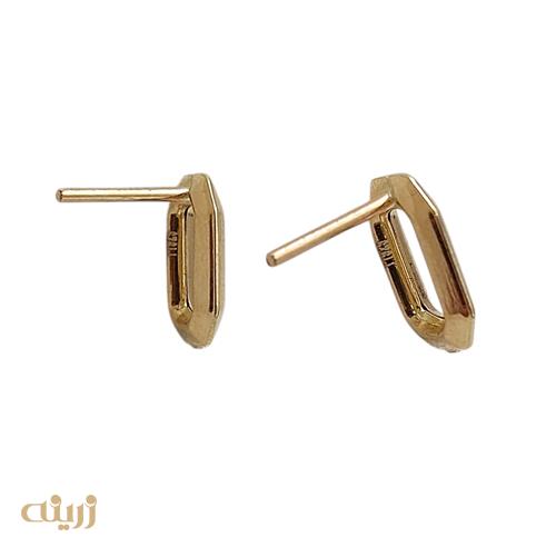 گوشواره میخی طلا هرمس 