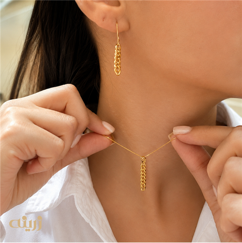 نیمست طلا طرح کارتیه ژاپنی کد N01698