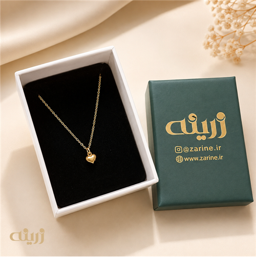 گردنبند طلا قلب مینیمال سبک کد N0791