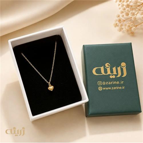 گردنبند طلا قلب مینیمال سبک کد N0791