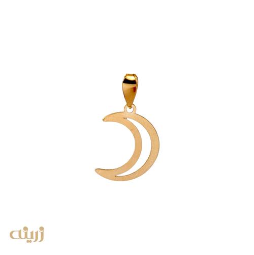 آویز طلا ماه خیلی سبک