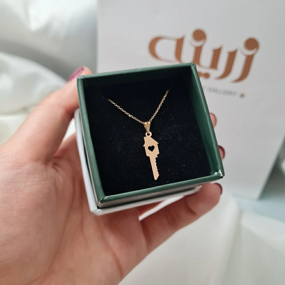 آویز طلا کلید خیلی سبک